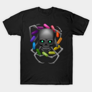 hallucinogenic skull T-Shirt